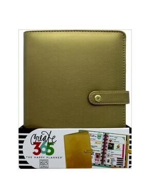 The Happy Planner Me & My BIG Ideas MINI GOLD COVER Create 365 Deluxe Cover